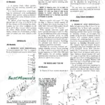 Case International 1190-1690 front axle and spindle exploded view diagrams, wheel bearing adjustment, and removal procedures.