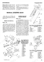 Case International 1190, 1194, 1290, 1294, 1390, 1394, 1490, 1494, 1594, 1690 manual steering gear and transfer gearbox diagrams