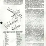 Case/international 1896, 2096 exploded view of limited slip differential and bevel drive gears with parts list.