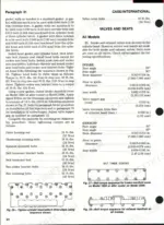 Case/international 1896, 2096 cylinder head torque specs, valve clearance data, and bolt tightening sequence diagrams.