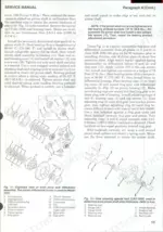 Case/international 5120, 5130, 5140 front axle differential assembly procedures, exploded views, and shim adjustment.