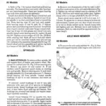 Case/international 7110, 7120, 7130, 7140 front axle service procedures, wheel bearing, tie rod, and spindle exploded view.