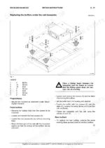 case-wx145-wx165-wx185-hydraulic-excavator-service-manual-9-91221-procedures-614.webp Case WX145, WX165, WX185 exploded view diagram and repair procedure for replacing cab baseplate buffers.