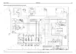 case-wx210-wx240-hydraulic-excavator-service-manual-9-91270-hydraulic-300.webp Case WX210, WX240 hydraulic circuit diagram for monoblock boom equipment showing cylinders, valves, and motor connections.