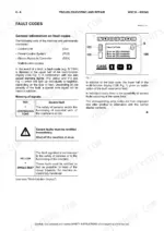case-wx210-wx240-hydraulic-excavator-service-manual-9-91270-troubleshooting-511.webp Case WX210, WX240 troubleshooting page explaining fault codes, display warning lights, and signal meanings.