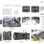 Caterpillar 216B3, 226B3, 236B3, 242B3, 247B3, 252B3, 257B3, 259B3 electrical wiring schematic and connector locations.