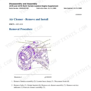 Caterpillar 247B, 247B2, 257B, 257B2 repair - Page 1