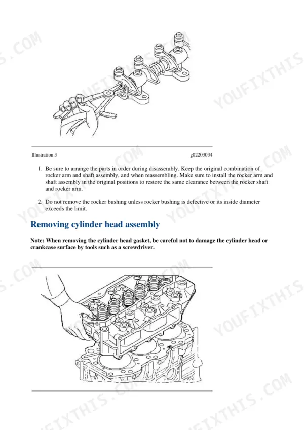 Caterpillar 303C CR repair