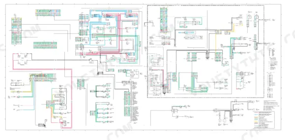 Caterpillar 315 315L electrical wiring schematic