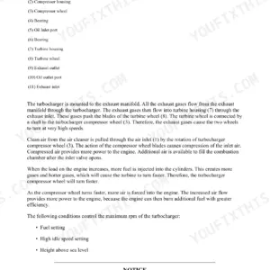 Caterpillar 350 repair manual - Air Inlet And Exhaust System, Turbocharger