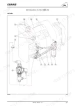 claas-atles-to-936-tractor-repair-manual-hydraulic-82.webp Claas Atles 906 926 936 GBA 32 transmission hydraulic system diagram showing left side components.