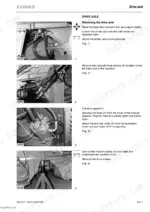 claas-lexion-480-combine-harvester-repair-manual-188-678-1-procedures-21.webp Claas Lexion 480 drive axle removal procedure showing hydraulic hose, motor, and gearbox disassembly steps.