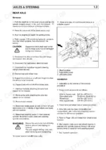 Claas Targo K50/K60/K70 rear axle removal, installation and torque specifications
