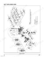 cub-cadet-i-series-residential-zero-turn-mower-shop-manual-769-03231-exploded-view-117.webp Cub Cadet I Series, I Series Riding Tractors, I1042/I1046/I1050 EZT transmission exploded view diagram with parts list.