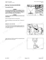 Cummins 24 Valve, 8.3 Liter Engine, 24 Valve, 8.3 Liter Engine, connecting rod bearing removal and BDC positioning.