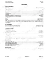 Cummins 24 Valve, 8.3 Liter Engine, 24 Valve, 8.3 Liter Engine specifications table for oil, cooling, and air systems.