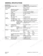 daewoo-solar-015-plus-track-excavator-shop-manual-023-00038e-specs-42.webp Daewoo Solar 015 PLUS general specifications table including engine, hydraulic, dimensions, and fluid capacity data.