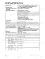 daewoo-solar-75-v-track-excavator-shop-manual-023-00066ae-specs-58.webp Daewoo Solar 75-V general specifications table including weights, capacities, and dimensions.