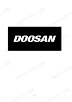doosan-dx19-compact-excavator-shop-manual-7278164en-page-4.webp Doosan DX19 shop manual page 1-2 featuring the Doosan brand logo on a black background.