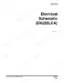 Doosan DX225LCA electrical schematic manual cover page, SP001732, Edition 1.