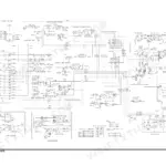 Doosan DX27Z, DX35Z electrical schematic diagram showing cabin, starter, fuse box, and lighting system wiring connections.