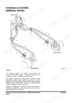doosan-dx340lca-track-excavator-shop-manual-950106-00268e-hydraulic-274.webp Doosan DX340LCA, DX300LCA hydraulic system diagram showing center joint and travel motor hose connections.