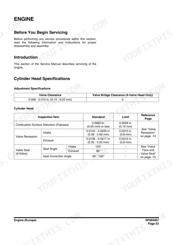 Doosan DX62R-3 shop manual - Engine and Drivetrain