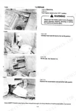 fiat-hitachi-fl-145-crawler-loader-operation-and-maintenance-instruction-manual-service-manual-604-00-516-73156192-procedures-88-1.webp FiatAllis FL145, FL 145 crawler loader repair procedures for master switch, hood tilt, cab tilt, and belly guard removal.