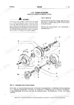 fiat-hitachi-fr-160-2-wheel-loader-service-manual-604-00-552-exploded-view-132.webp Fiat-hitachi FR 160.2 turbo-charger removal, inspection, and installation procedure with exploded view diagram.