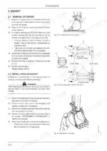 fiat-kobelco-e20sr-to-evolution-hydraulic-excavator-repair-manual-604-13-249-00-procedures-260.webp Fiat Kobelco E20SR EVOLUTION, E22SR EVOLUTION, E25SR EVOLUTION bucket removal and installation procedure diagrams.