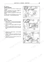 fiat-kobelco-sl45b-sl55bh-compact-loader-workshop-manual-604-06-923-01-procedures-81.webp Fiat Kobelco SL45B, SL55BH engine removal procedure, including diagrams for rear door, radiator, and engine component access.