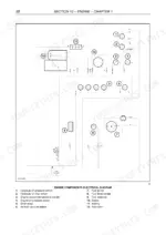 fiat-kobelco-sl45b-sl55bh-compact-loader-workshop-manual-604-06-923-01-system-diagram-80.webp Fiat Kobelco SL45B, SL55BH engine electrical system diagram showing starter, alternator, fuel pump, and sensor wiring.