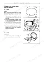 fiat-kobelco-sl65b-compact-loader-workshop-manual-604-06-948-01-exploded-view-103.webp Fiat Kobelco SL65B engine service manual: piston, rod, and bearing removal and disassembly procedures with diagrams.
