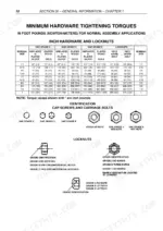 fiat-kobelco-sl65b-compact-loader-workshop-manual-604-06-948-01-torque-34.webp Fiat Kobelco SL65B torque table for inch hardware, locknuts, and bolt grade identification markings.