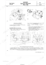 fiat-trattori-580-580-to-dt-tractor-workshop-manual-603-54-202-exploded-view-27.webp Fiat 580-580 DT, 680-680 DT engine dynamic balancer refitting and timing procedure diagrams and component list.