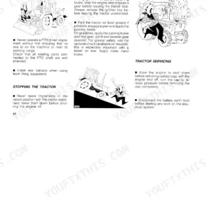 Fiat F100, F110, F120, F130 Turbo, F100DT, F110DT, F120DT, F130DT, WINNER, F100 tractor safety and servicing guide.
