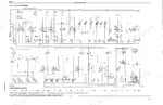 fiatallis-fd80-crawler-dozer-operation-and-maintenance-instruction-manual-604-03-394-00-wiring-144.webp Fiatallis FD80, Crawler Dozer electric system wiring diagram with fuse and wire color identification table.