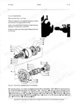 fiatallis-fr-120-2-wheel-loader-service-manual-75314935-exploded-view-118.webp FiatAllis FR120/FR120.2 Wheel Loader axle final drive reassembly procedure and exploded view component diagram.