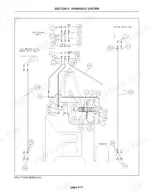 flexi-coil-1330-plus-2640-air-cart-service-manual-gi-043v2-hydraulic-529.webp Flexi-Coil 1330 Plus, 2640 Air Cart hydraulic system diagram showing hose routing for tow behind and tow between configurations.