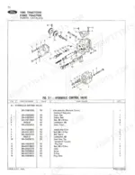 ford-1000-tractor-parts-catalog-fto-17219-b-hydraulic-parts-32.webp Ford 1000 tractor hydraulic control valve exploded view diagram and parts list with reference numbers and descriptions.