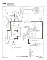 ford-1000-tractor-parts-catalog-fto-17219-b-wiring-95.webp Ford 1000 tractor wiring harness diagram showing battery, starter motor, alternator, fuse box, and lighting circuits.