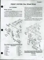 ford-1120-to-2120-tractor-shop-manual-procedures-8.webp Ford 1120, 1220, 1320, 1520, 1720, 1920, 2120 front axle removal procedure and exploded view diagrams.
