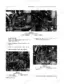 Ford 1320, 1520, 1720, 1620, 1715 exhaust manifold, injector, and glow plug removal procedures with component diagrams.