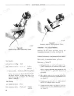 ford-1320-to-1720-tractor-service-manual-40132030-exploded-view-118.webp Ford 1320, 1520, 1620, 1715, 1720 starter solenoid pull-in and hold-in coil continuity test procedures.