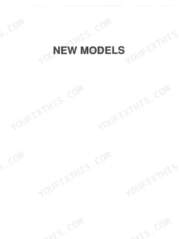 Ford 2000, 3000, 4000, 5000, 7000, 3400, 3500, 3550, 4400, 4500, 5500, 5550 service manual page titled New Models.