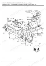 ford-335-to-535-tractor-loader-backhoe-parts-catalog-chassis-parts-25.webp Ford 335, 420, 515, 532, 535, 2600, 3900, 4100, 4600, 5600, 5700, 6600, 7600, 6700, 7700, 4600SU, 6600C, 7600C, 233, 333, 231, 531, 420 3 Cyl exploded view of front axle and steering components.