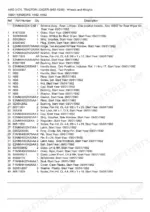 ford-445d-tractor-loader-parts-catalog-cab-parts-357.webp Ford 445D, 445D 3 CYL TRACTOR LOADER, 345C, 345D, 445C, 545C, 545D parts list for windows, glass, handles, and latches.