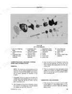 ford-555a-555b-655a-tractor-loader-backhoe-service-manual-40055540a-exploded-view-29.webp Ford 555A, 555B, 655A exploded view of oil pump assembly and connecting rod, piston, and bearing removal procedures.