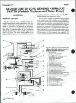 ford-5640-to-8340-tractors-shop-manual-hydraulic-192.webp Ford 5640, 6640, 7740, 7840, 8240, 8340 hydraulic circuit schematic for variable displacement piston pump system.
