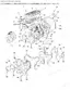 Ford 7600, 7600 4 CYL AG exploded view of cylinder block, head, and related engine components with numbered parts.